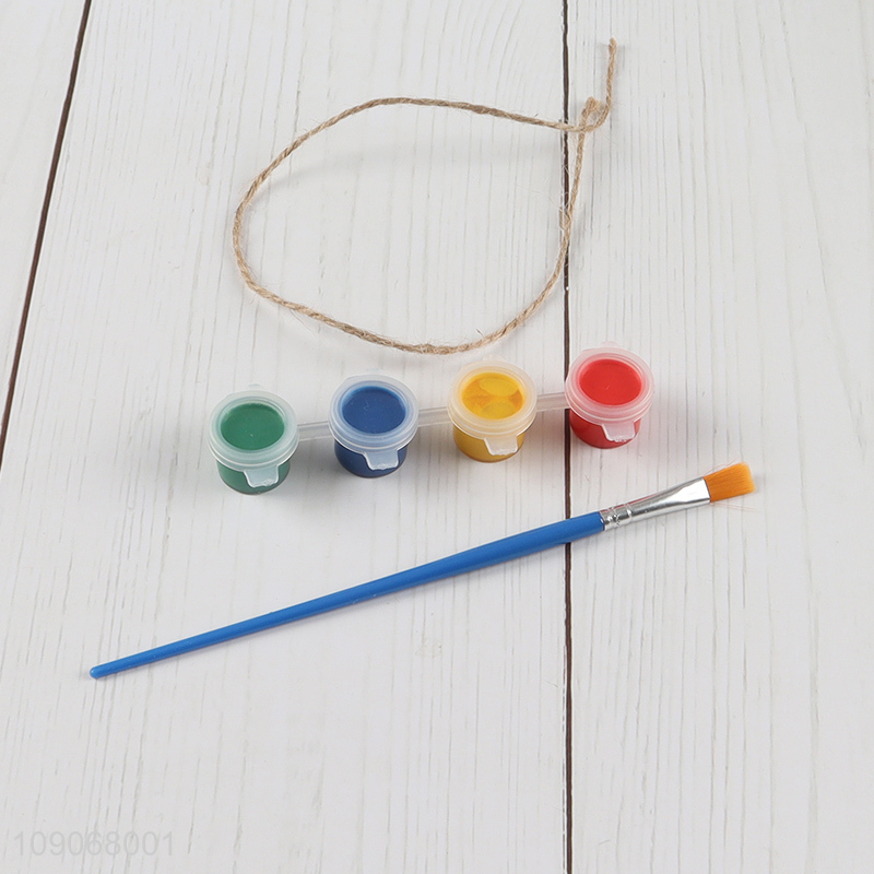 Yiwu market kids Christmas tree shape diy painting toys for sale