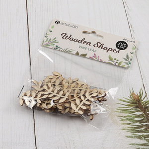 Online wholesale wooden children leaves shape diy kits