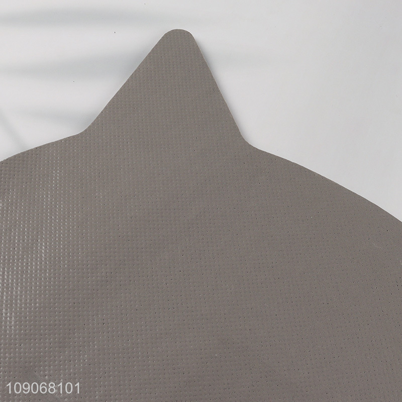 Factory price cat shape anti-slip cat litter mat pet mats for sale