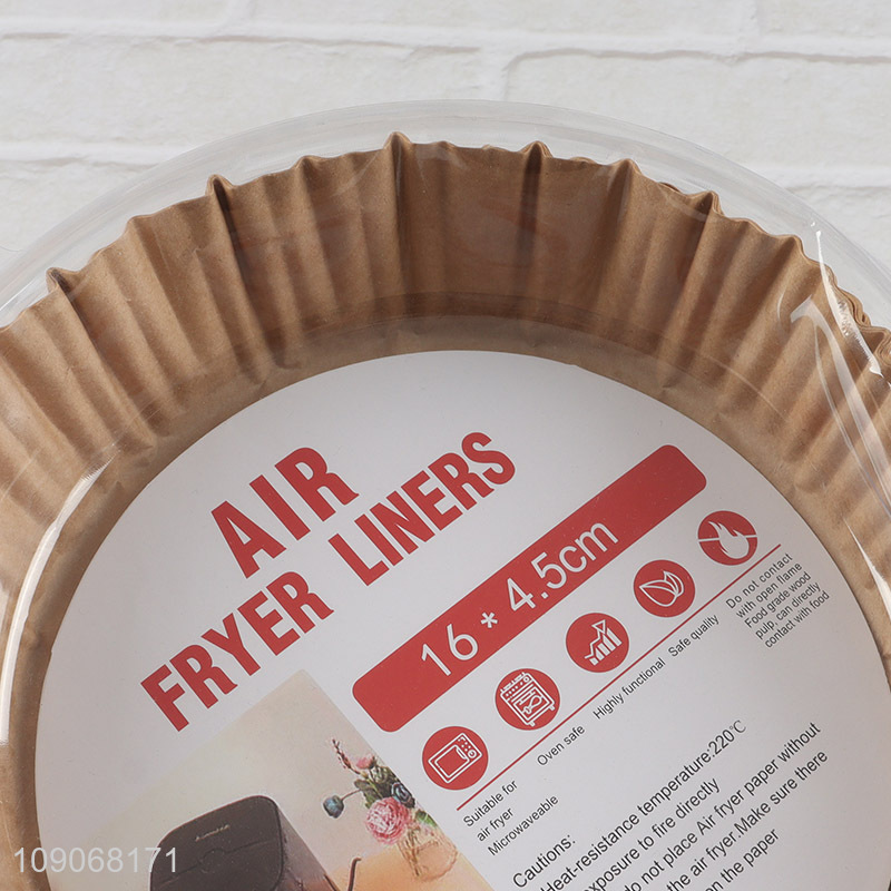 Good quality 100pcs disposable kitchen paper air fryer liner for sale
