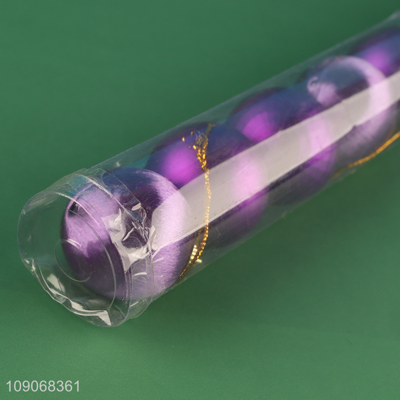 Good quality 12pcs round Christmas decoration Christmas ball