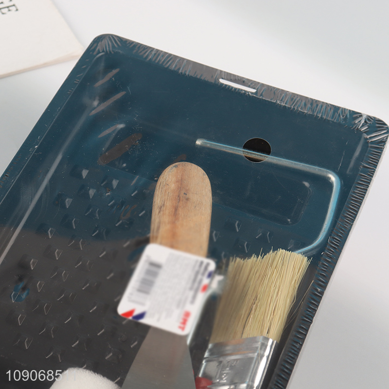 Good selling paint roller kit wall paint brush putty scraper kit