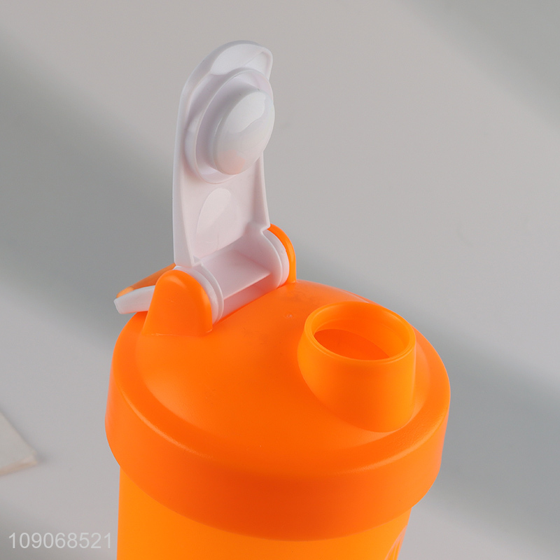 Top sale orange plastic water cup drinking cup with lid