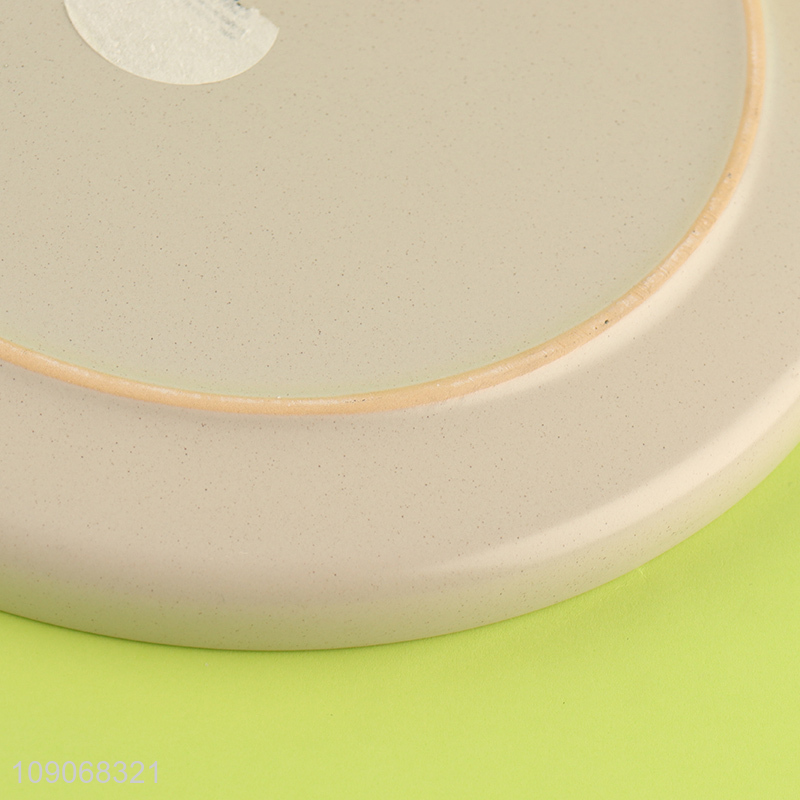 Good quality round ceramic tableware plate for sale