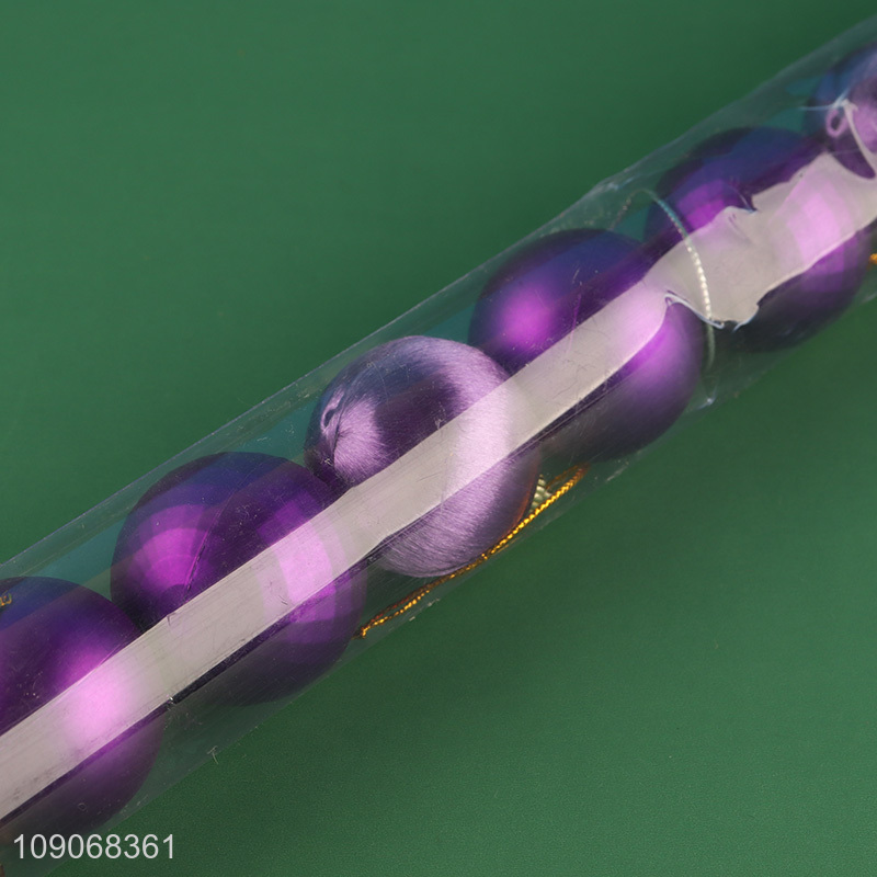 Good quality 12pcs round Christmas decoration Christmas ball