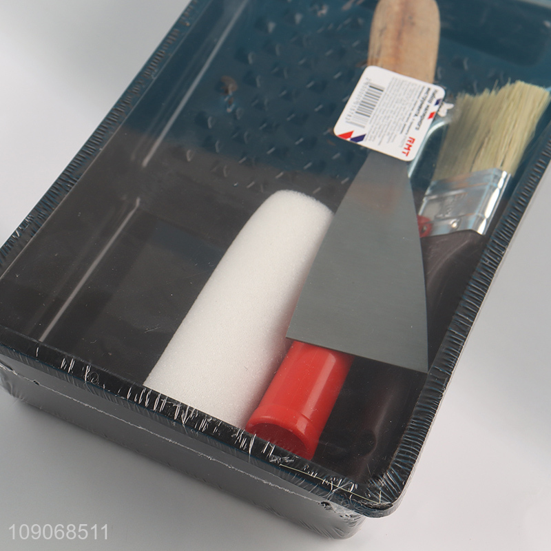 Good selling paint roller kit wall paint brush putty scraper kit