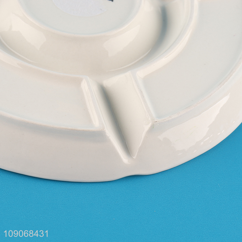 Popular products 5 compartments separate plate serving tray