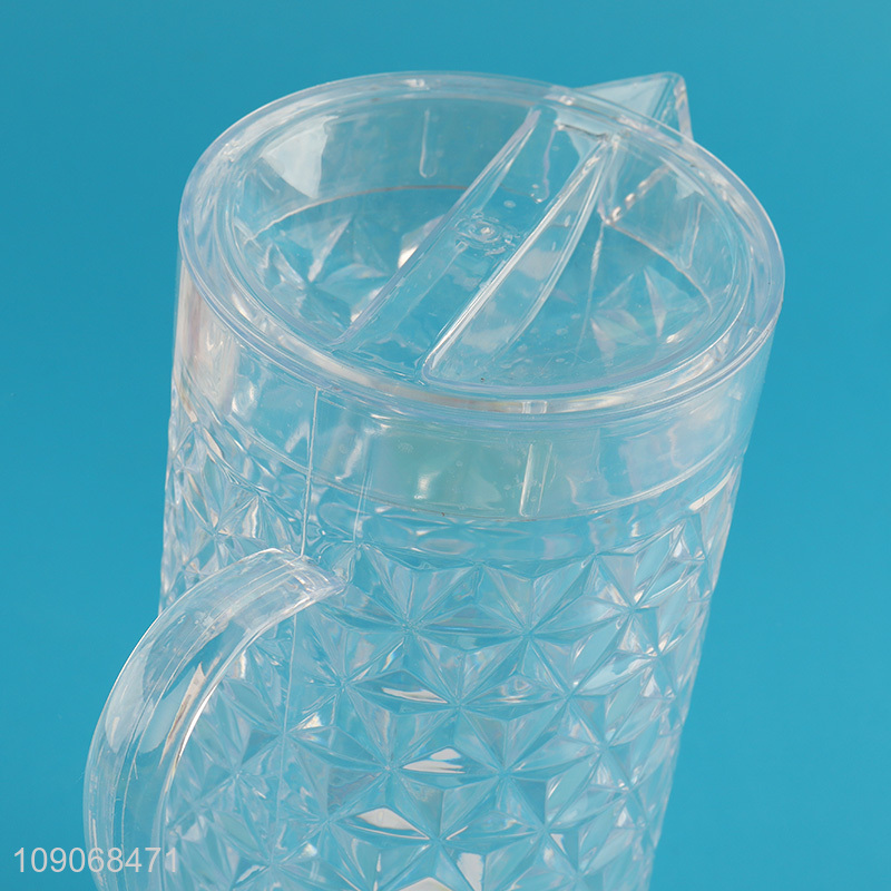 Hot products clear plastic home kitchen water jug with handle