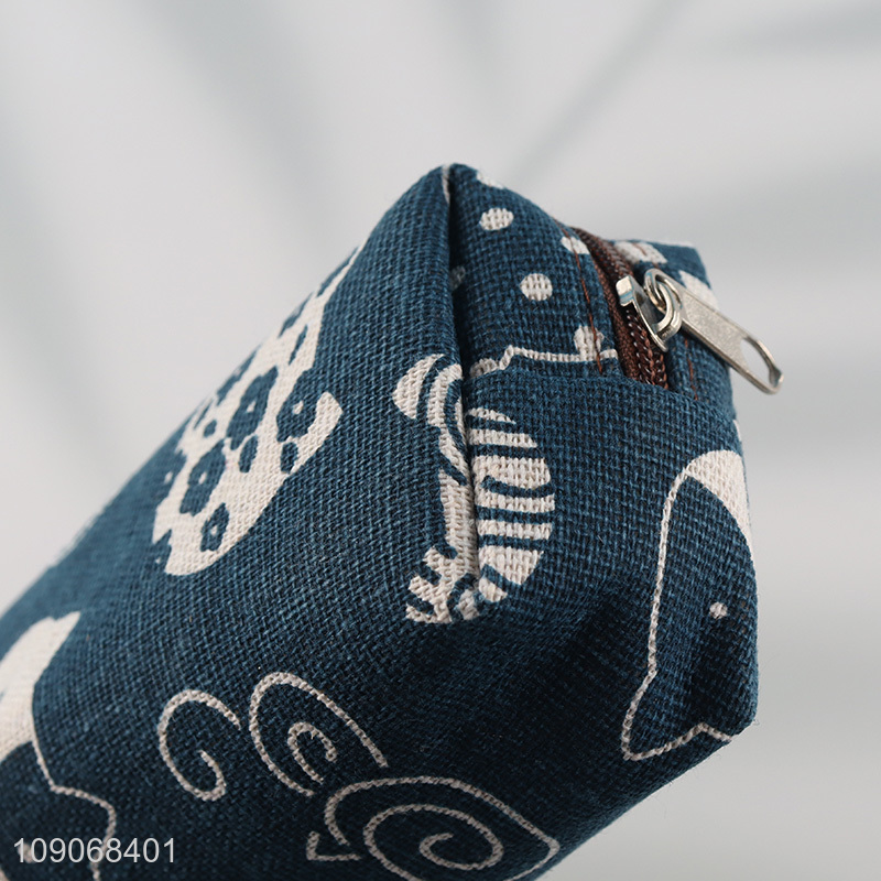 Good selling cartoon school students polyester pencil bag