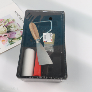 Good selling paint roller kit wall paint brush putty scraper kit