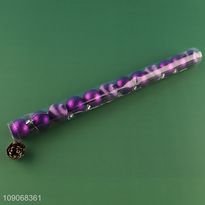 Good quality 12pcs round Christmas decoration Christmas ball