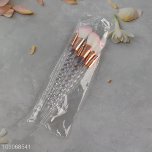 Yiwu market 7pcs soft bristle makeup tool makeup brush kit