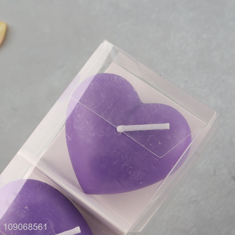 Good price 2pcs heart shape scented candle for home decor