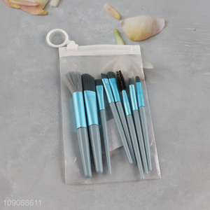 Latest products 8pcs soft bristle makeup tool makeup brush set