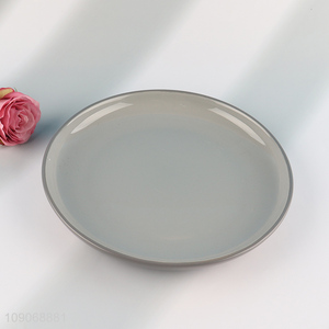 Top selling round ceramic tableware plate for home restaurant