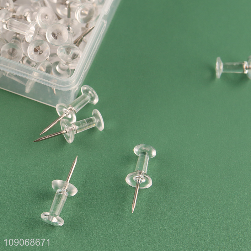 Most popular 50pcs pvc school office supplies pushpins set
