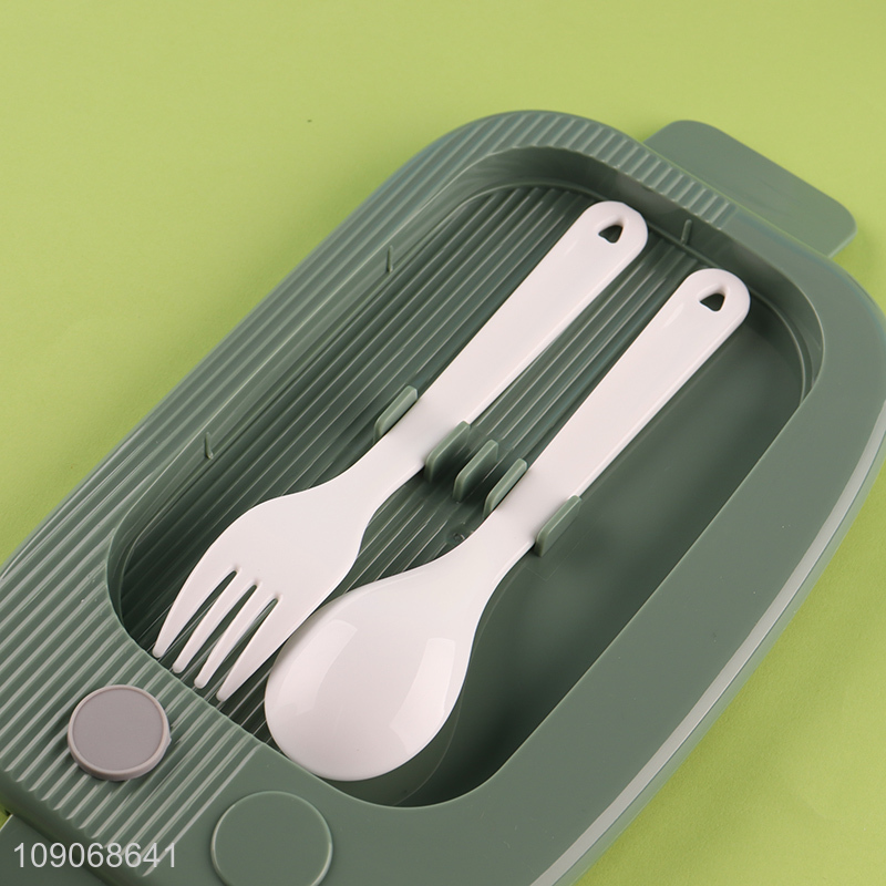 China wholesale portable school kids lunch box with tableware set