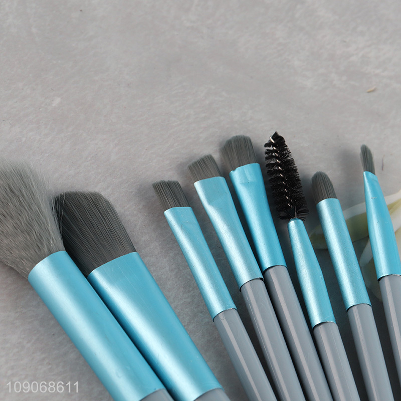 Latest products 8pcs soft bristle makeup tool makeup brush set