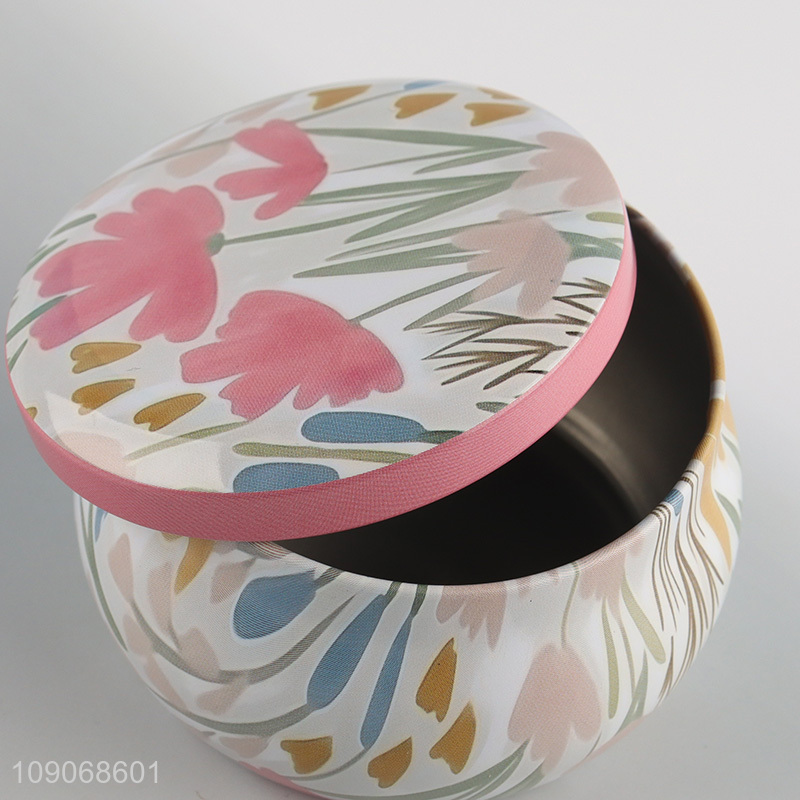 Factory wholesale tinplate storage jar for tea leaf