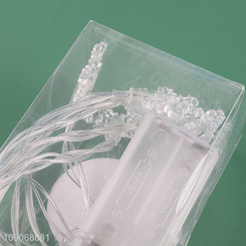 Top products clear snowflakes decorative led string lights