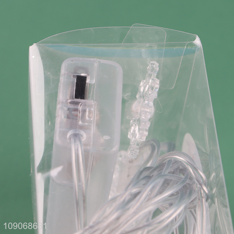 Top products clear snowflakes decorative led string lights