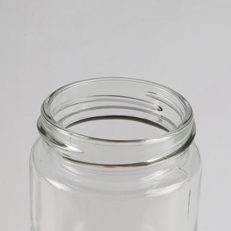 Hot Sale Glass Spice Jar Seasoning Jar with Spoon for Kitchen