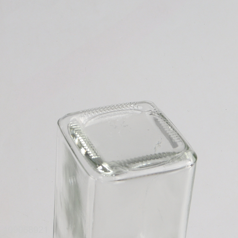 Wholesale Glass Salt and Pepper Shaker Seasoning Jar with Metal Lid