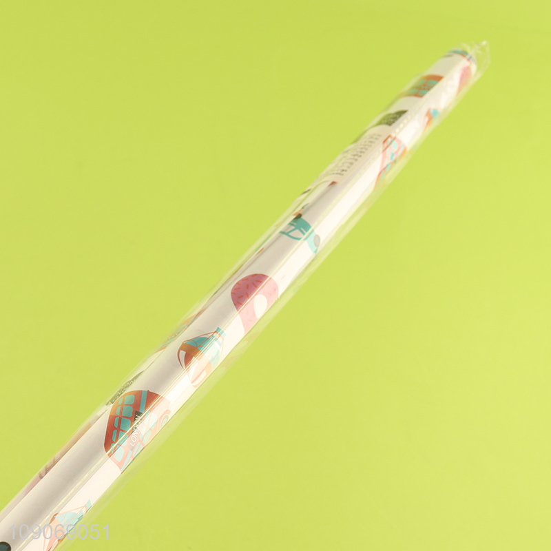 Online wholesale cartoon printed disposable gifts packaging paper wrap roll