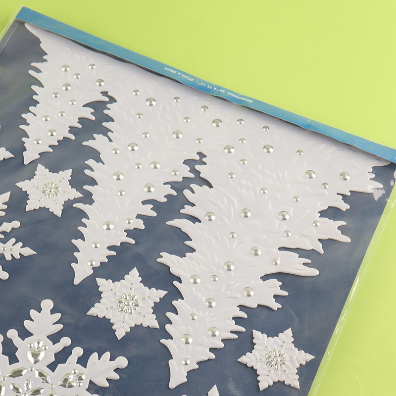 Popular products snowflakes shape Christmas window sticker for sale