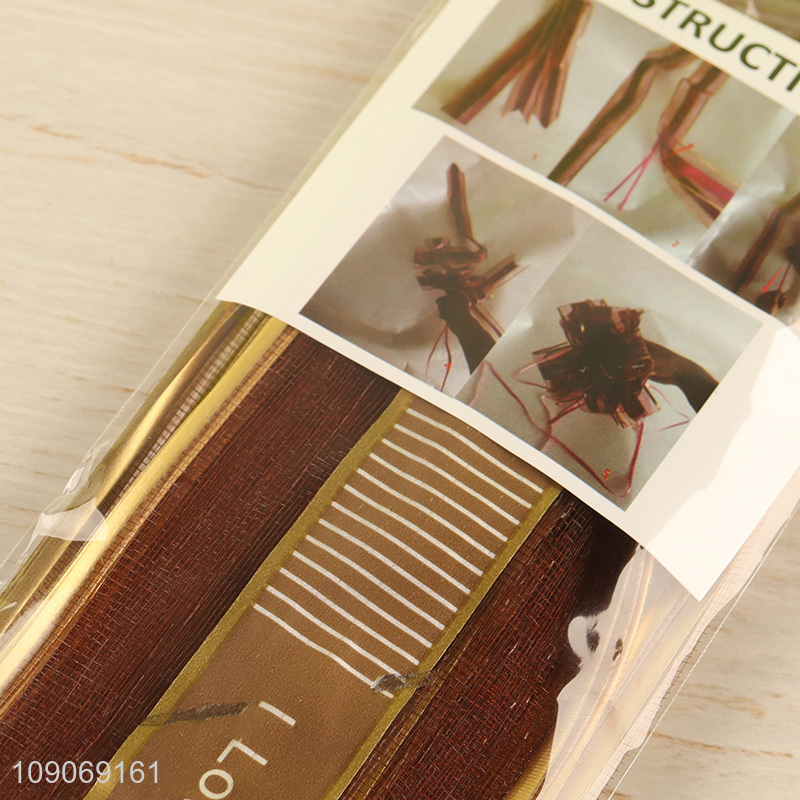 Wholesale gift wrapping decoration ribbon bow pull