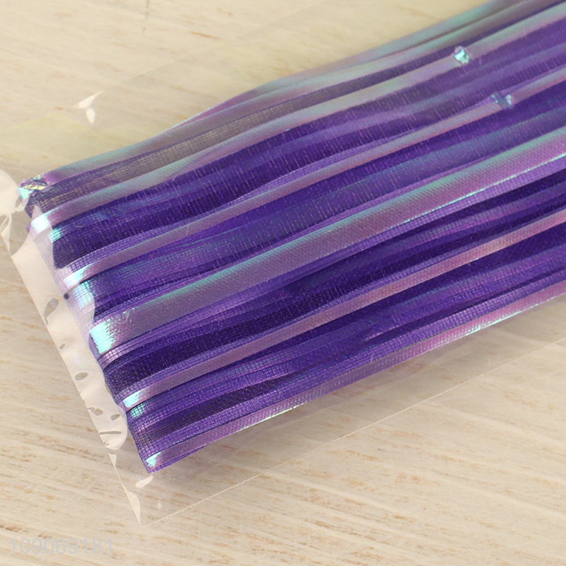 Low price purple gifts wrapping decoration bow pull ribbon