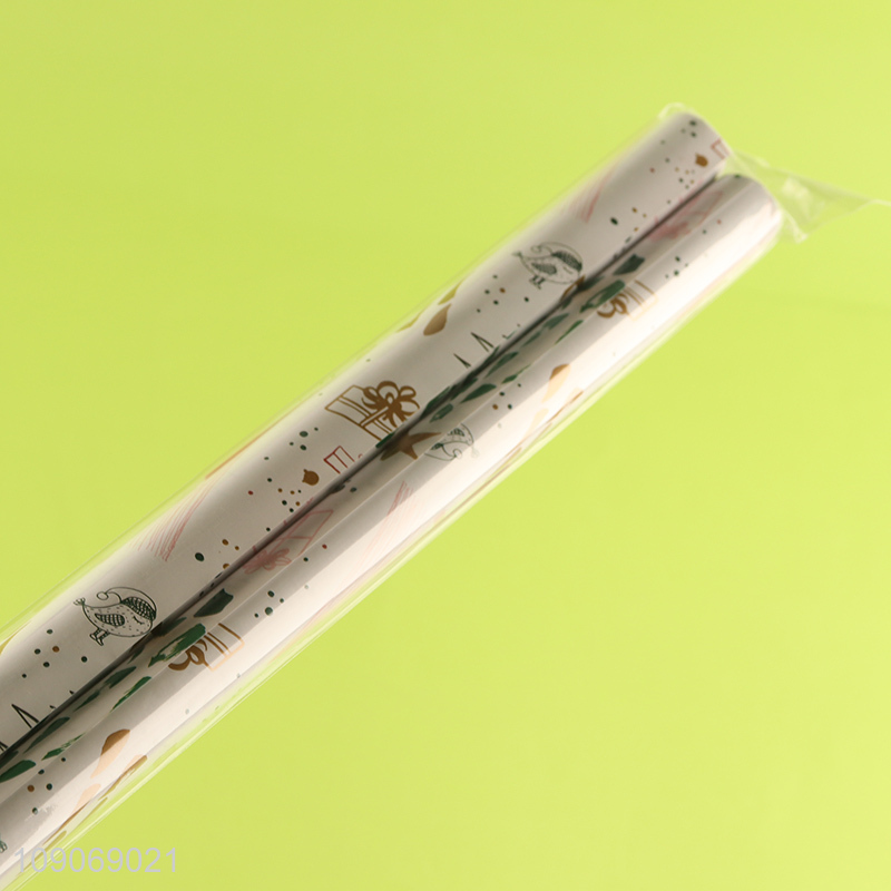 China factory disposable party gifts packaging paper wrap roll