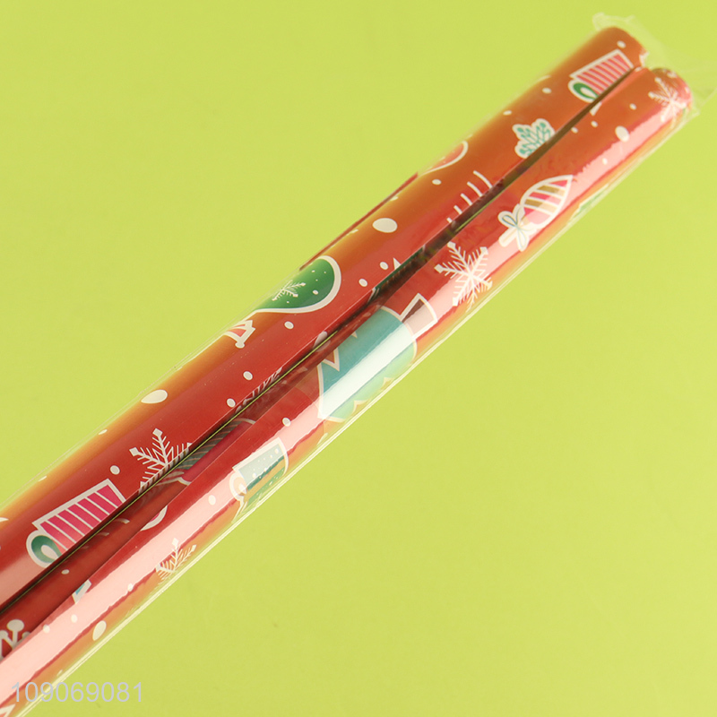 Factory supply Christmas gifts packaging paper wrap roll for sale