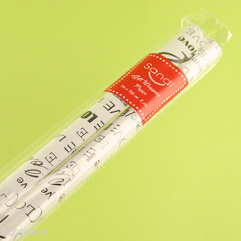 Popular products decorative gifts packaging paper wrap roll for sale