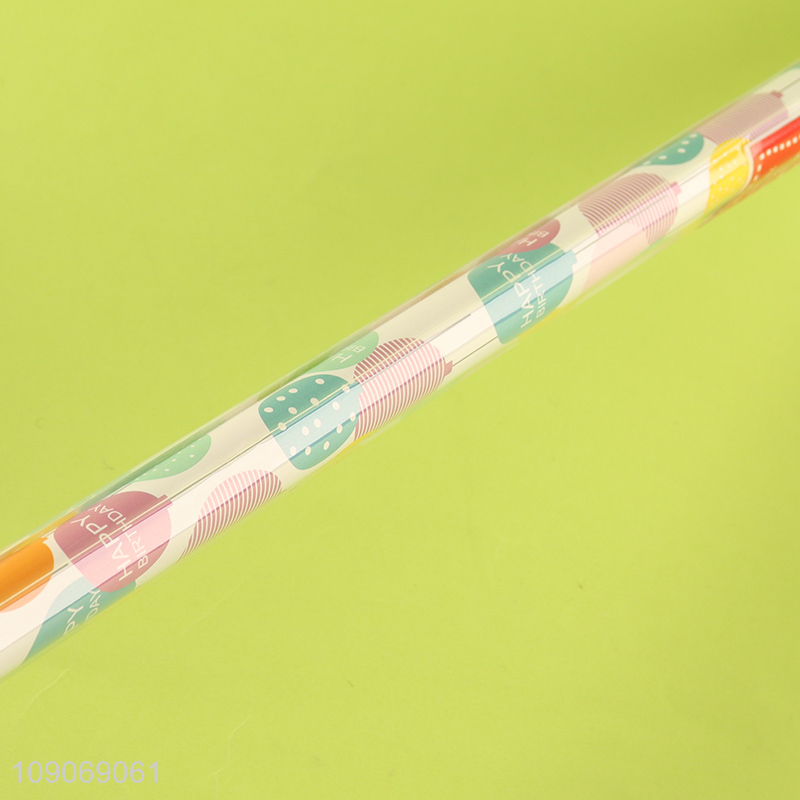 Factory price colorful gifts packaging paper wrap roll for sale