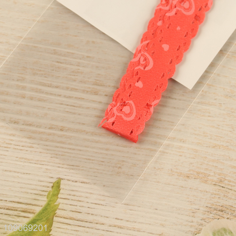 High quality disposable gifts packaging polyester bow pull ribbon