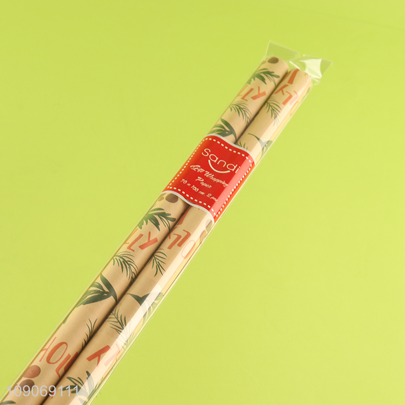 Yiwu market printed decorative gifts packaging paper wrap roll for sale