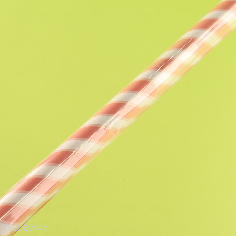 Latest products stripe printed disposable paper wrap roll for gifts packaging