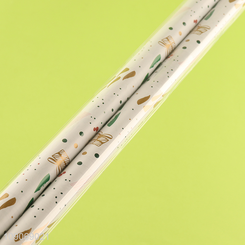 China factory disposable party gifts packaging paper wrap roll