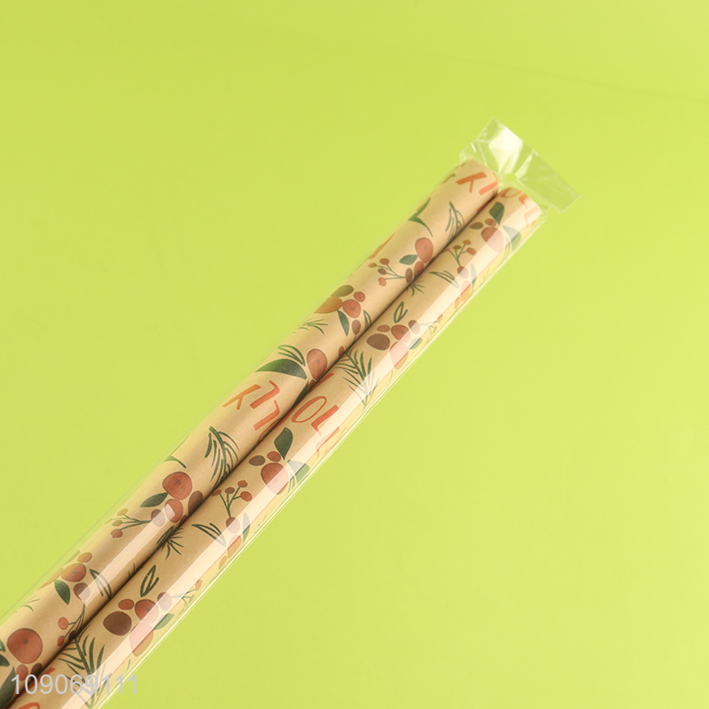 Yiwu market printed decorative gifts packaging paper wrap roll for sale