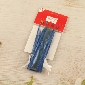 Hot products disposable gifts wrapping polyester bow pull ribbon