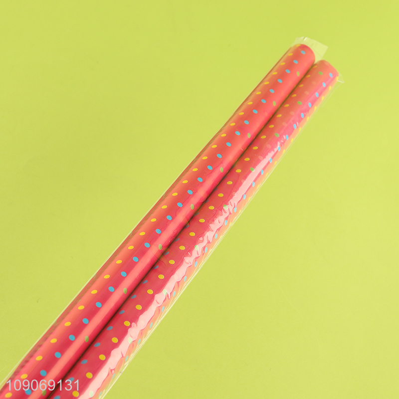 Yiwu market red gifts packaging paper wrap roll for sale