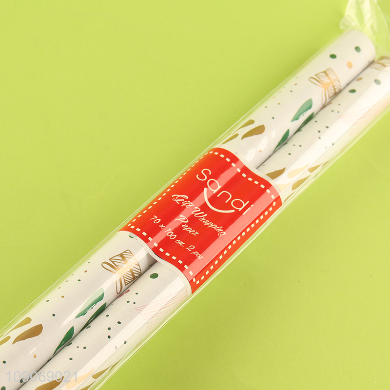 China factory disposable party gifts packaging paper wrap roll