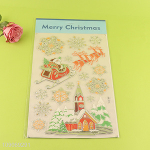 China wholesale Christmas series decorative window sticker