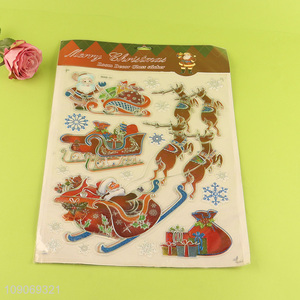 Low price Christmas decoration glass sticker window sticker for sale