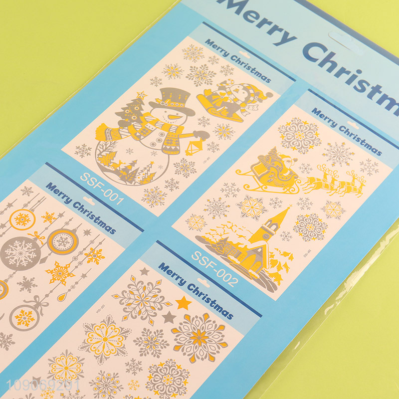China wholesale Christmas series decorative window sticker