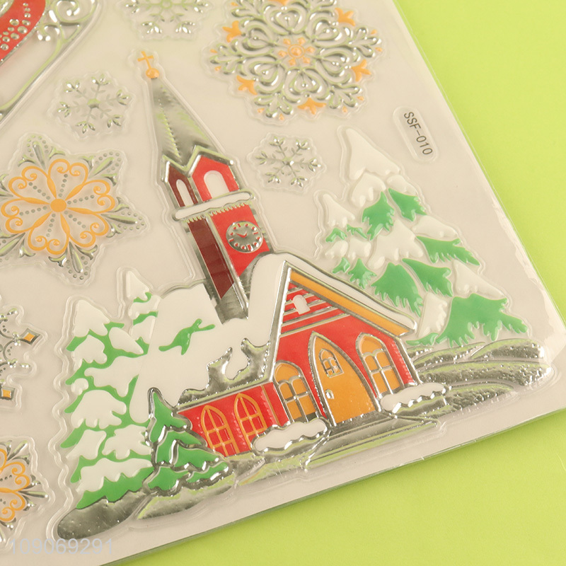 China wholesale Christmas series decorative window sticker