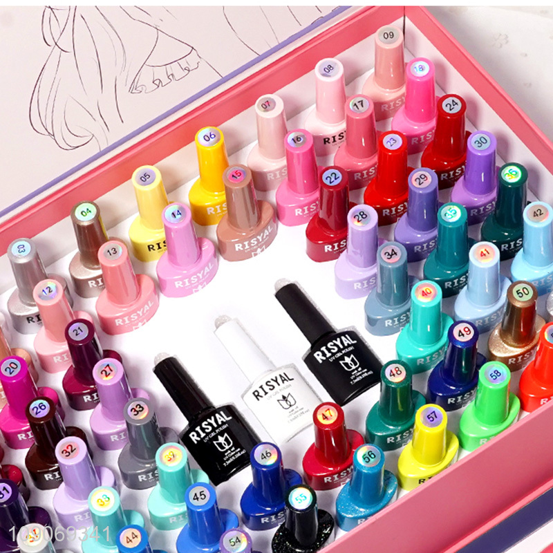 Top selling women nail art decoration uv gel polish set