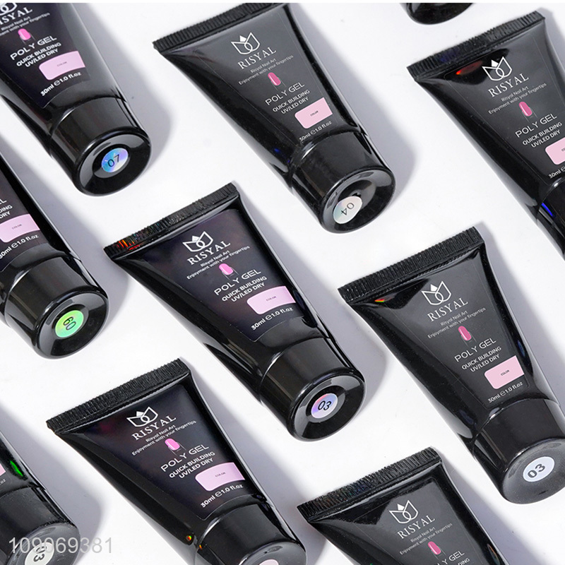 Good price women nail art supplies quick extension poly gel