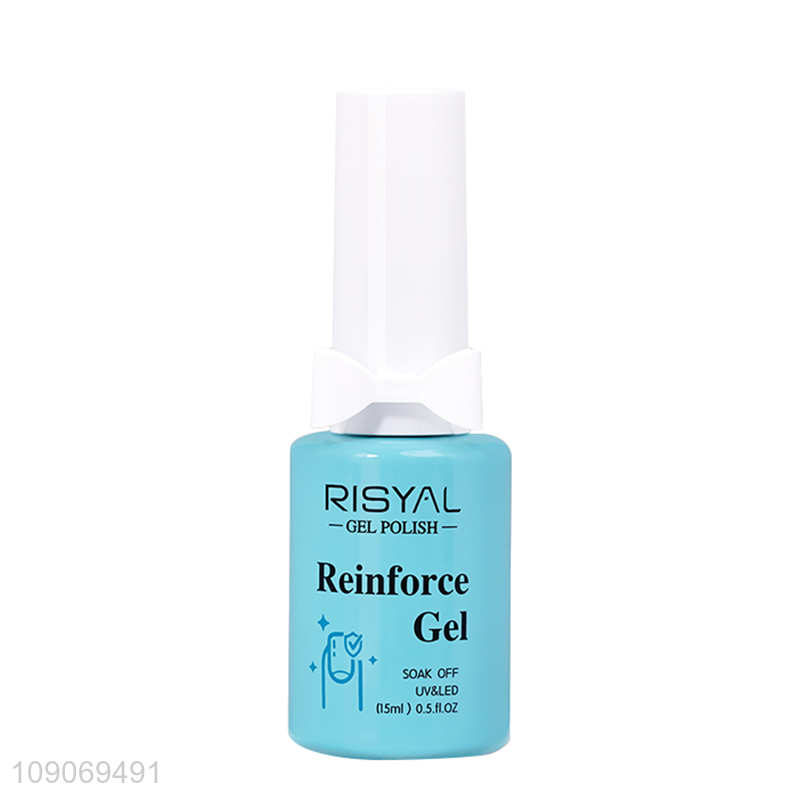 China products 15ml professional soak off uv reinforce gel for sale